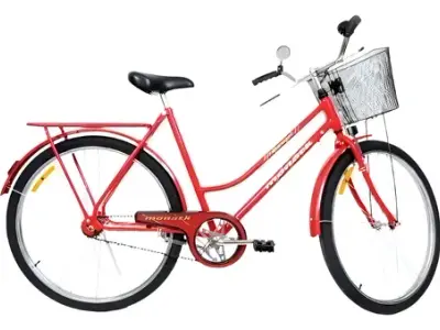 Bicicleta Aro 26 Freio Varão Tropical 529 Monark Cor Vermelho