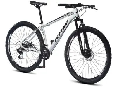 Bicicleta Aro 29 Krw Alumínio Shimano Tz 21 Vel A Disco sh21 Branco/preto