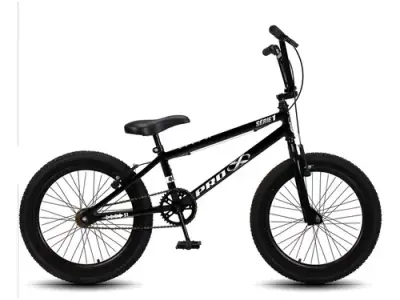 Bicicleta Bmx Pro-x Série 1 Aro 20 Quadro Aço Carbono Preto/branco