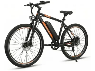Bicicleta Elétrica Jecham Camel Urban 750w 48v Preta E Laranja