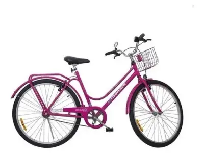 Bicicleta Monark Brisa Adulto Aro 26 Rosa Fucsia Rosa