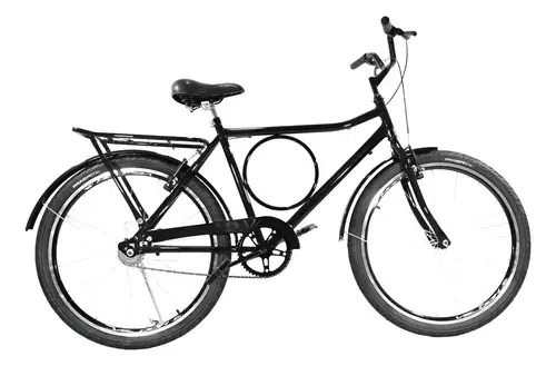 Bicicleta Sidys Barra Circular Aro 26 Tipo Monark 1v Preto Aro 26